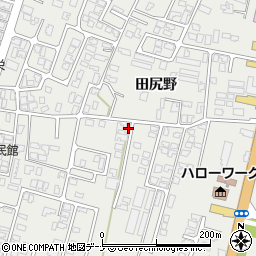 秋田県由利本荘市石脇田尻野31-24周辺の地図