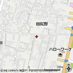 秋田県由利本荘市石脇田尻野31-6周辺の地図