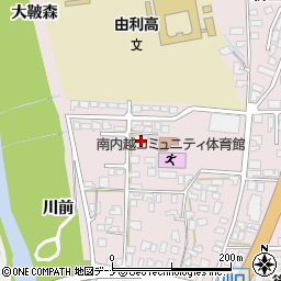 秋田県由利本荘市川口愛宕町122周辺の地図