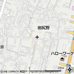 秋田県由利本荘市石脇田尻野14-134周辺の地図