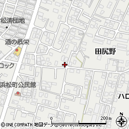 秋田県由利本荘市石脇田尻野14-114周辺の地図