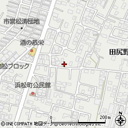 秋田県由利本荘市石脇田尻野14-10周辺の地図