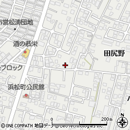 秋田県由利本荘市石脇田尻野14-11周辺の地図