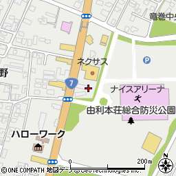 秋田県由利本荘市石脇田尻野17-27周辺の地図