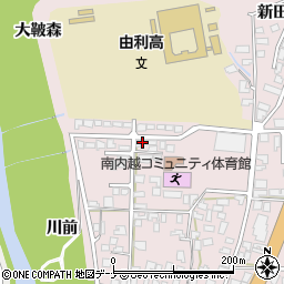 秋田県由利本荘市川口愛宕町124-8周辺の地図