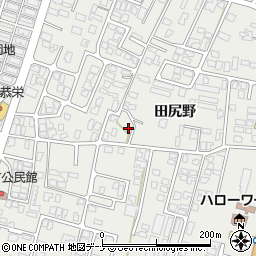 秋田県由利本荘市石脇田尻野14-14周辺の地図