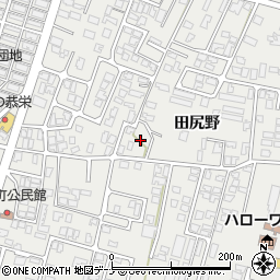 秋田県由利本荘市石脇田尻野14-108周辺の地図