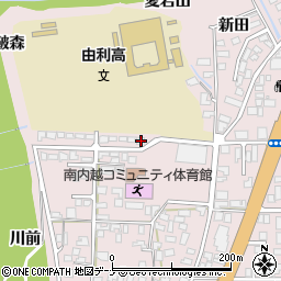 秋田県由利本荘市川口愛宕町188周辺の地図