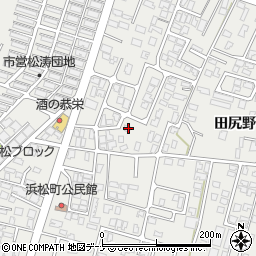 秋田県由利本荘市石脇田尻野10-308周辺の地図