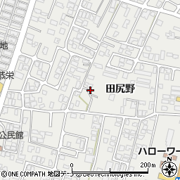 秋田県由利本荘市石脇田尻野14-65周辺の地図