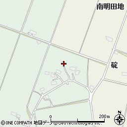 秋田県仙北郡美郷町金沢南明田地53周辺の地図