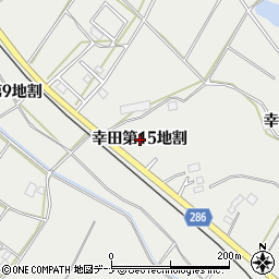 岩手県花巻市幸田第１５地割周辺の地図