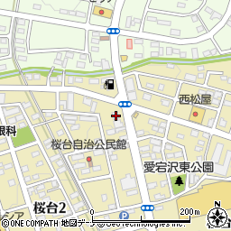 パルコホーム花巻支店周辺の地図