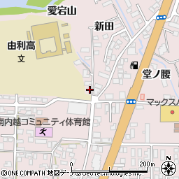 秋田県由利本荘市川口愛宕町179周辺の地図