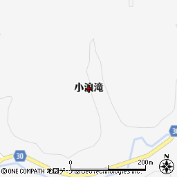秋田県大仙市南外（小浪滝）周辺の地図