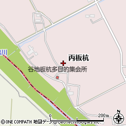 秋田県大仙市藤木丙板杭周辺の地図