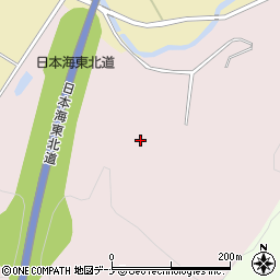 秋田県由利本荘市川口大日沢山周辺の地図