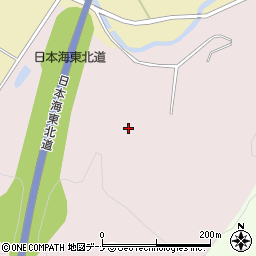 秋田県由利本荘市川口（大日沢山）周辺の地図