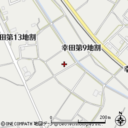 岩手県花巻市幸田周辺の地図