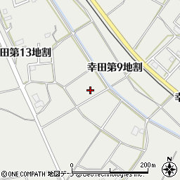 岩手県花巻市幸田周辺の地図
