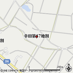 岩手県花巻市幸田第１７地割周辺の地図
