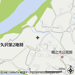 岩手県花巻市矢沢第２地割周辺の地図