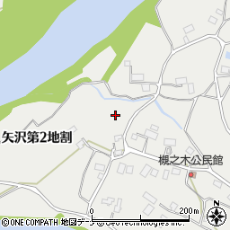 岩手県花巻市矢沢（第２地割）周辺の地図
