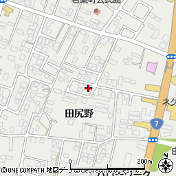 秋田県由利本荘市石脇田尻野10-268周辺の地図