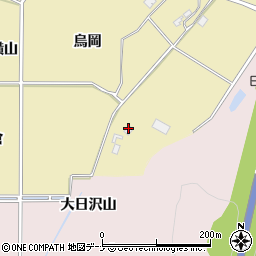 秋田県由利本荘市福山岩倉周辺の地図