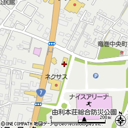 秋田県由利本荘市石脇田尻野17-16周辺の地図