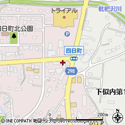 株式会社みちのくクボタ　花巻店周辺の地図