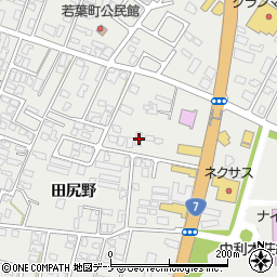 秋田県由利本荘市石脇田尻野33-88周辺の地図