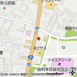 秋田県由利本荘市石脇田尻野17-11周辺の地図