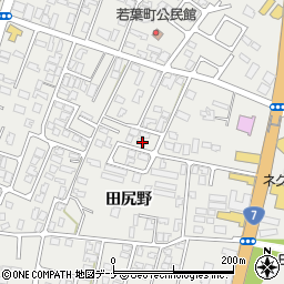 秋田県由利本荘市石脇田尻野10-264周辺の地図