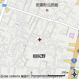 秋田県由利本荘市石脇田尻野10-272周辺の地図