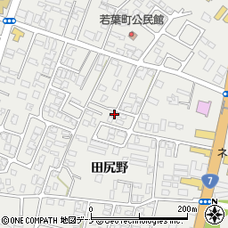 秋田県由利本荘市石脇田尻野10-33周辺の地図