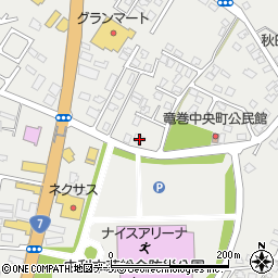 秋田県由利本荘市石脇田尻野1-4周辺の地図