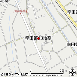 岩手県花巻市幸田第１３地割周辺の地図