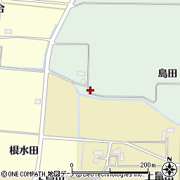 秋田県仙北郡美郷町天神堂島田周辺の地図