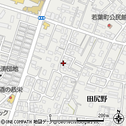 秋田県由利本荘市石脇田尻野10-354周辺の地図