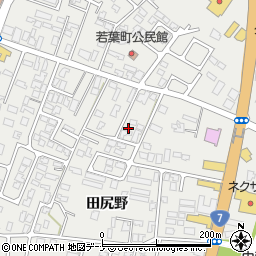 秋田県由利本荘市石脇田尻野10-12周辺の地図