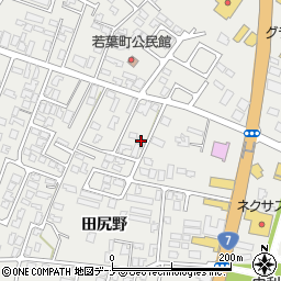 秋田県由利本荘市石脇田尻野10-49周辺の地図