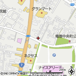 秋田県由利本荘市石脇田尻野2-84周辺の地図
