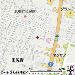 秋田県由利本荘市石脇田尻野14-7周辺の地図
