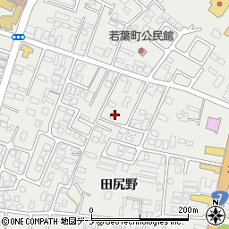 秋田県由利本荘市石脇田尻野10-69周辺の地図