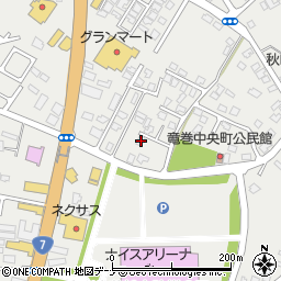 秋田県由利本荘市石脇田尻野1-8周辺の地図