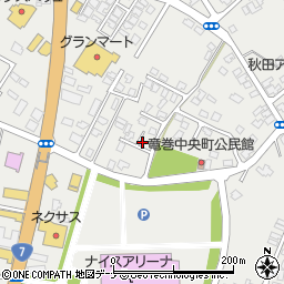 秋田県由利本荘市石脇田尻野1-20周辺の地図