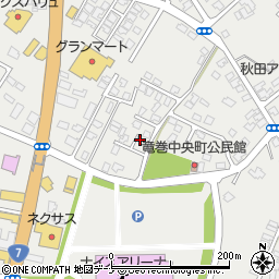 秋田県由利本荘市石脇田尻野1-21周辺の地図