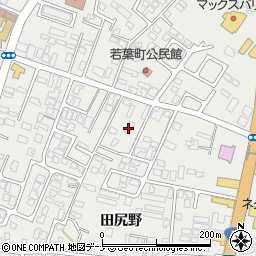 秋田県由利本荘市石脇田尻野10-11周辺の地図