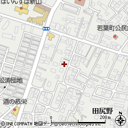 秋田県由利本荘市石脇田尻野10-158周辺の地図